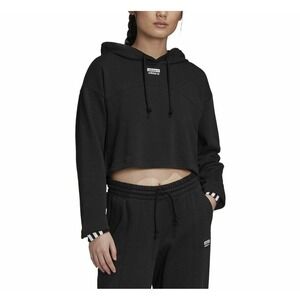 adidas Black Cropped Hoodie